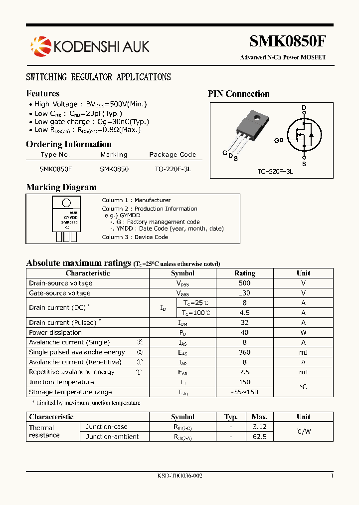 SMK0850F_3303957.PDF Datasheet