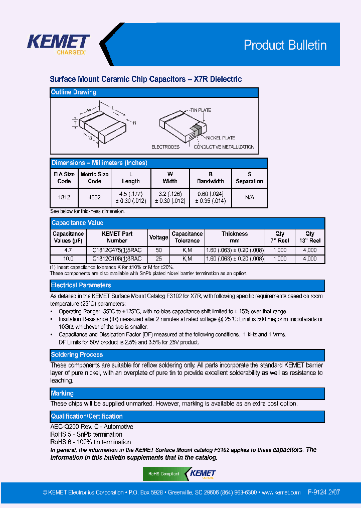 C1812C10613RAC_3303959.PDF Datasheet