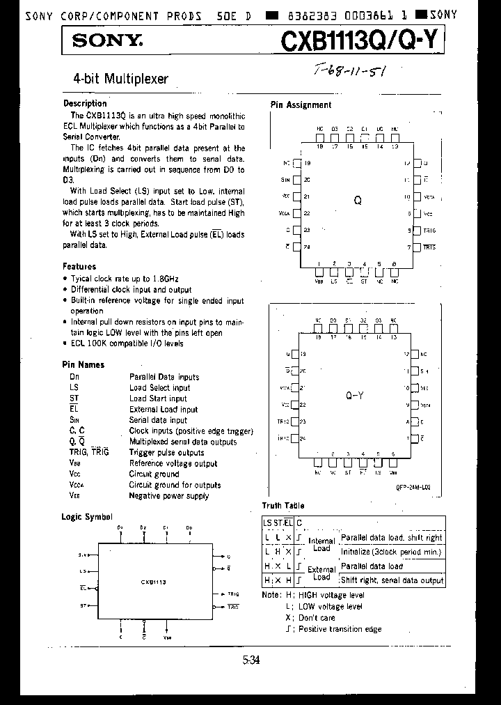 CXB1113QQ-Y_3301327.PDF Datasheet