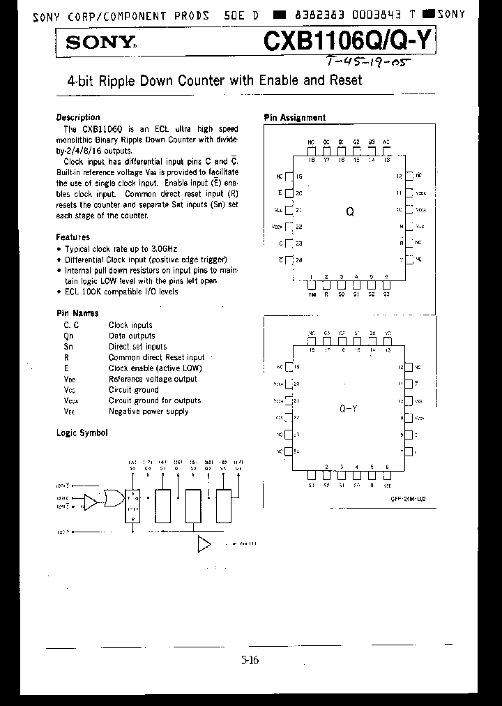 CXB1106QQ-Y_3301322.PDF Datasheet