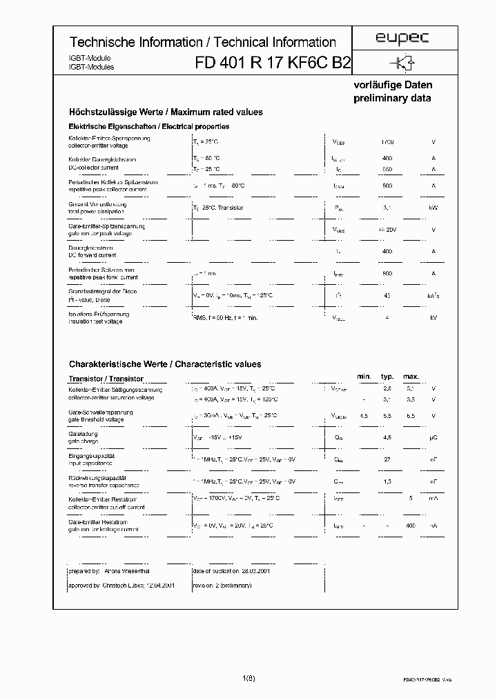 FD401R17KF6CB2V_3302724.PDF Datasheet