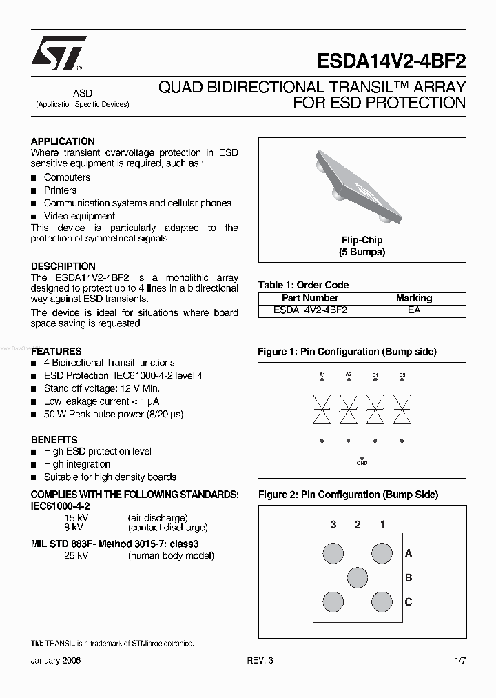 ESDA14V2-4BF2_3305329.PDF Datasheet