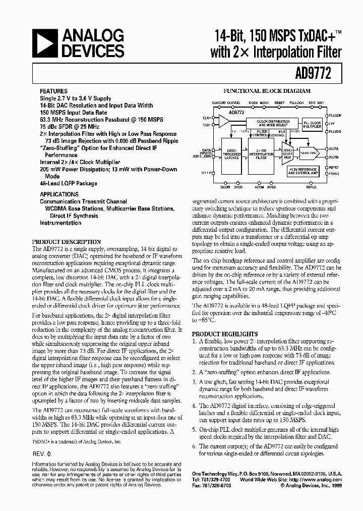 AD9772AST_3304994.PDF Datasheet
