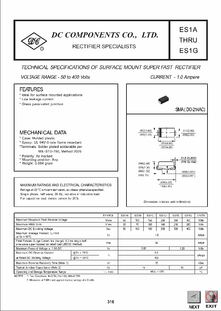 ES1D_3305581.PDF Datasheet