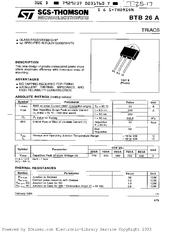 BTB26-700A_3303572.PDF Datasheet