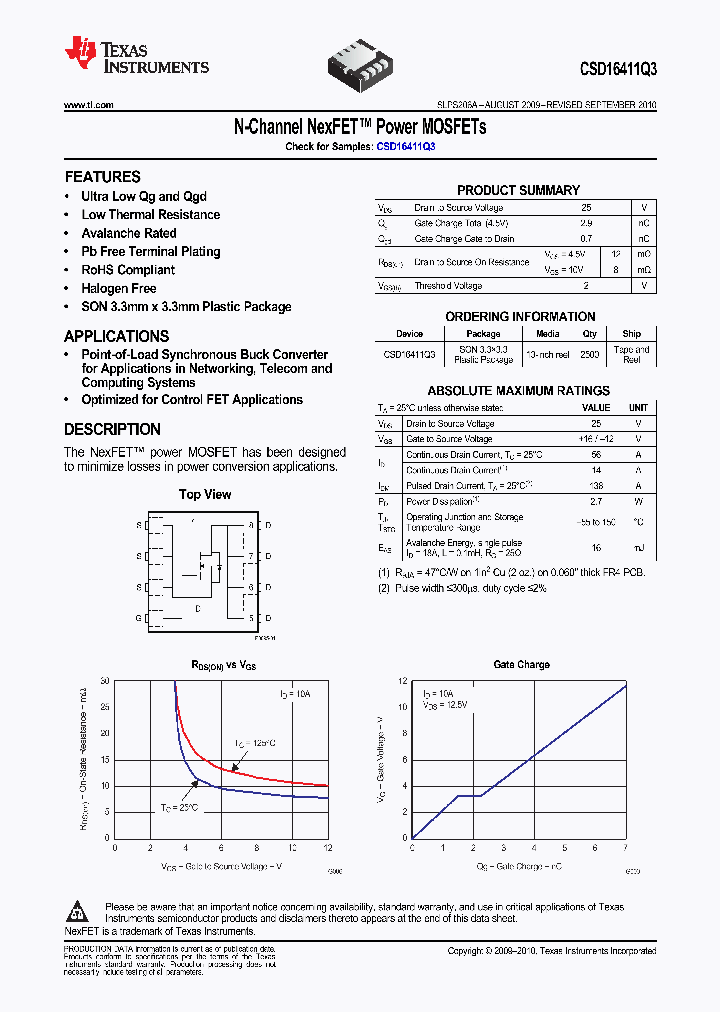CSD16411Q3_3306882.PDF Datasheet