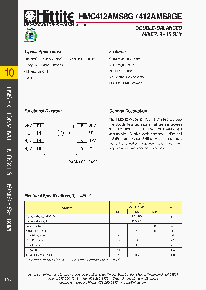 HMC412AMS8G_3307458.PDF Datasheet