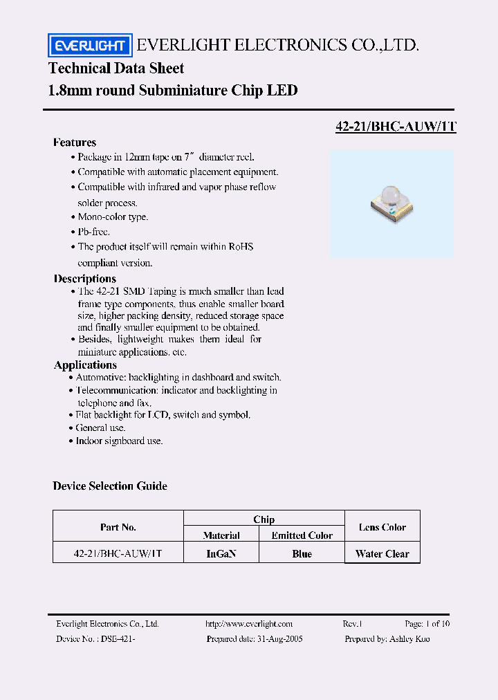 42-21BHC-AUW1T_3307508.PDF Datasheet