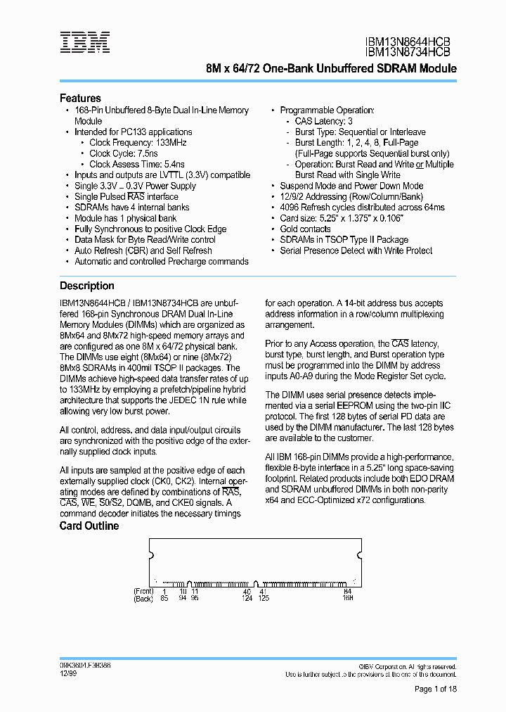 IBM13N8644HCB-75AT_3308467.PDF Datasheet