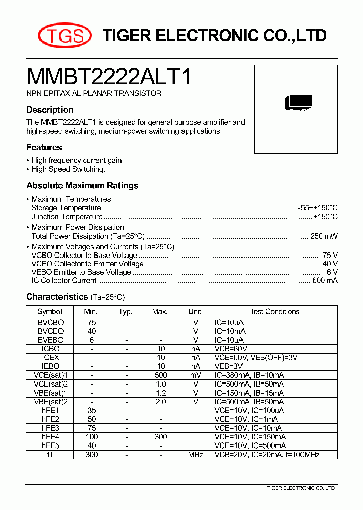MMBT2222ALT1_3308803.PDF Datasheet