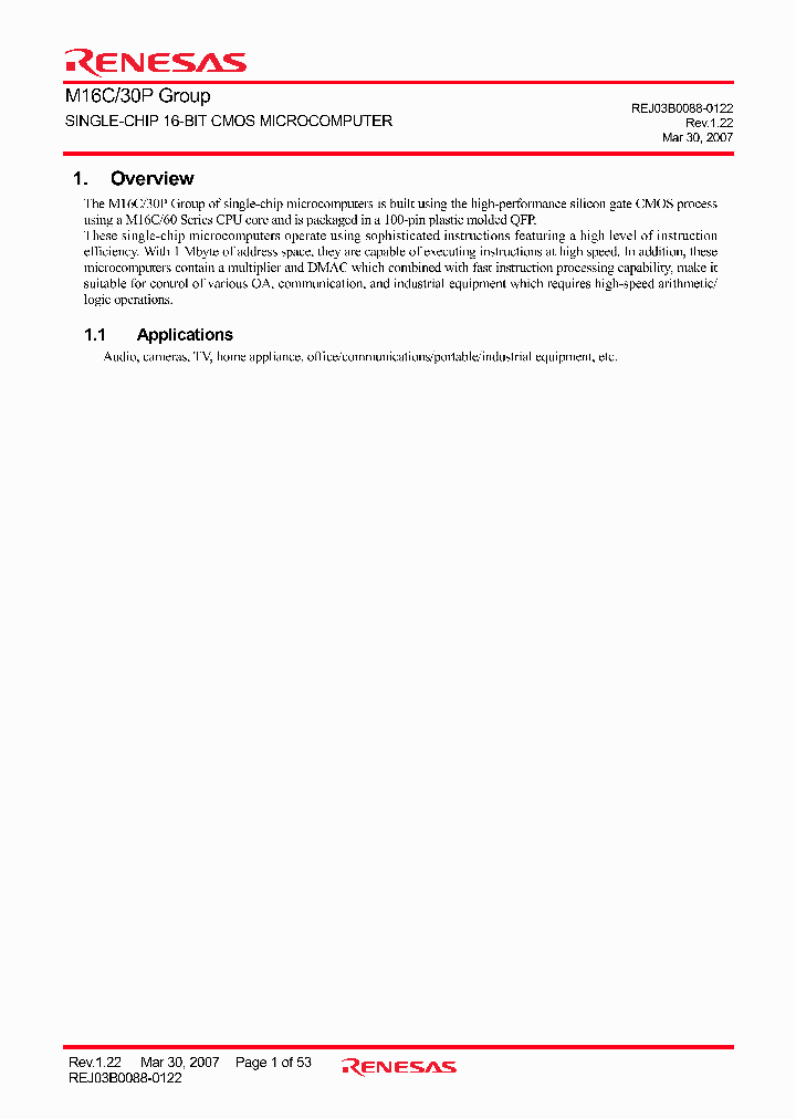 M30302FCPFP_3309233.PDF Datasheet