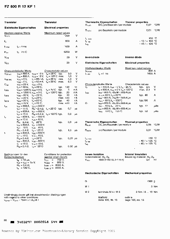 FZ800R12KF1_3309971.PDF Datasheet