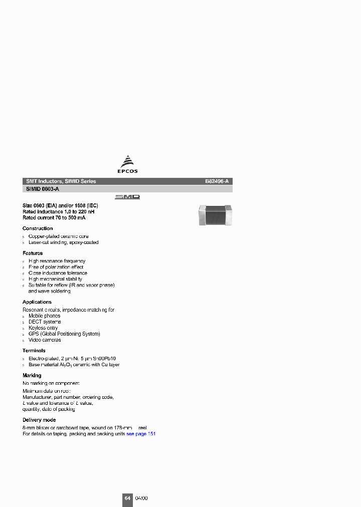 B82496-A3101_3309711.PDF Datasheet