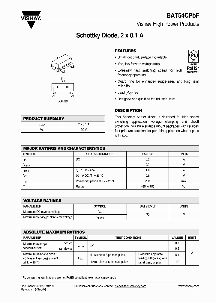 BAT54C_3310272.PDF Datasheet