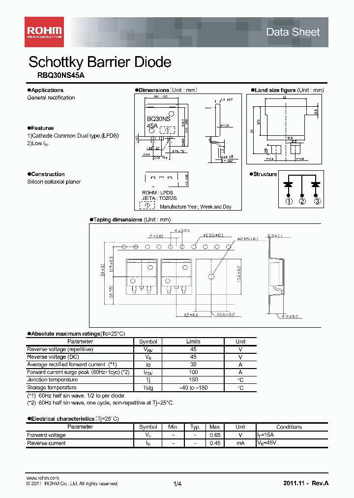 RBQ30NS45A_3310358.PDF Datasheet