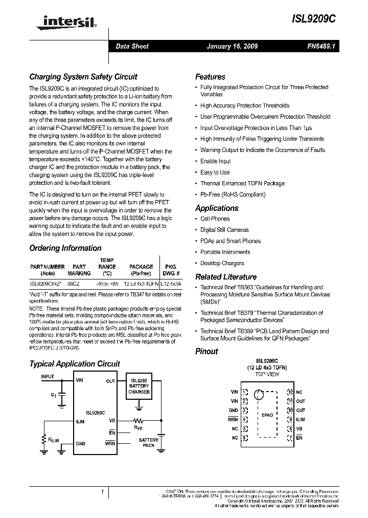 ISL9209CIRZ_3310670.PDF Datasheet