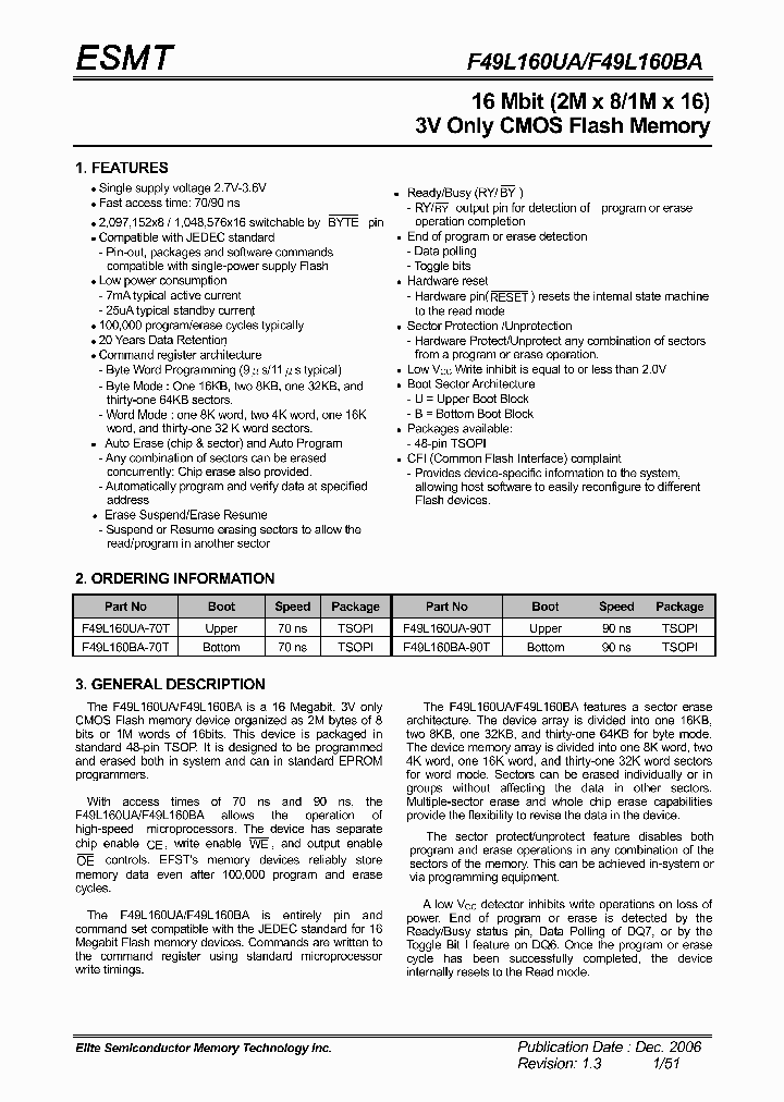 F49L160BA_3311589.PDF Datasheet