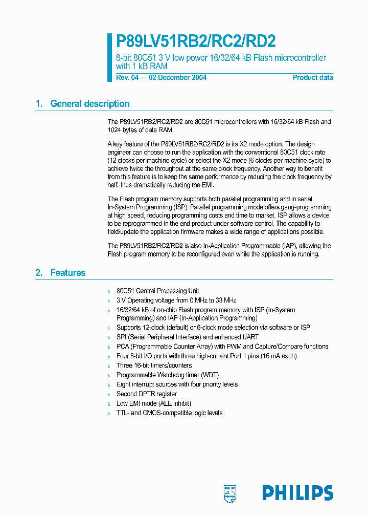 P89LV51RB2BA_3311755.PDF Datasheet