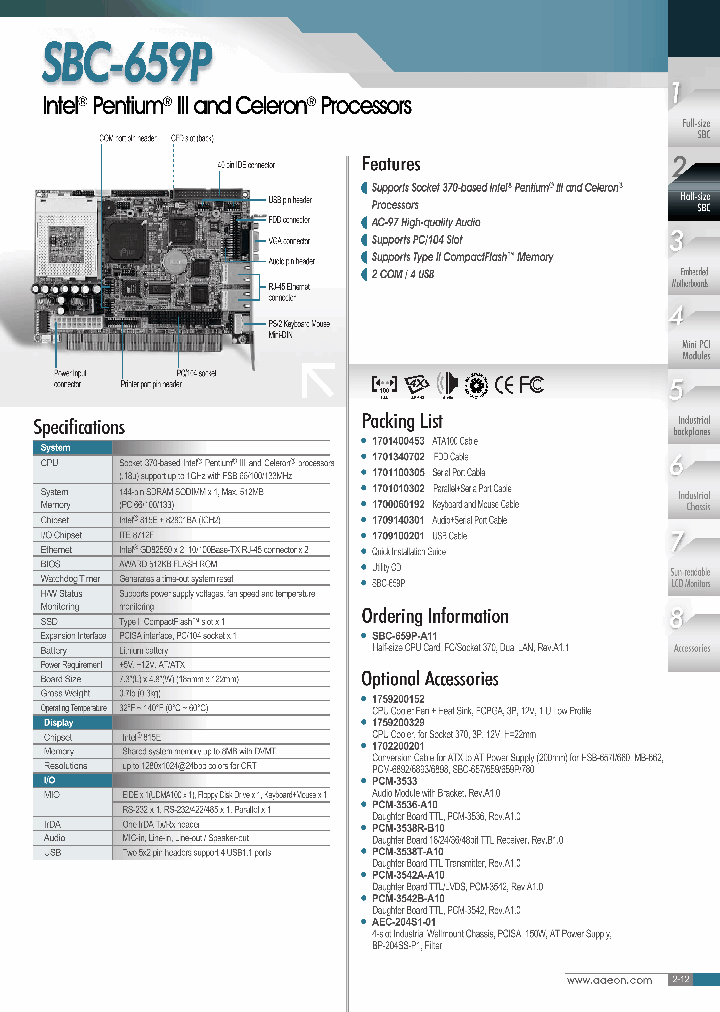 SBC-659P_3314448.PDF Datasheet