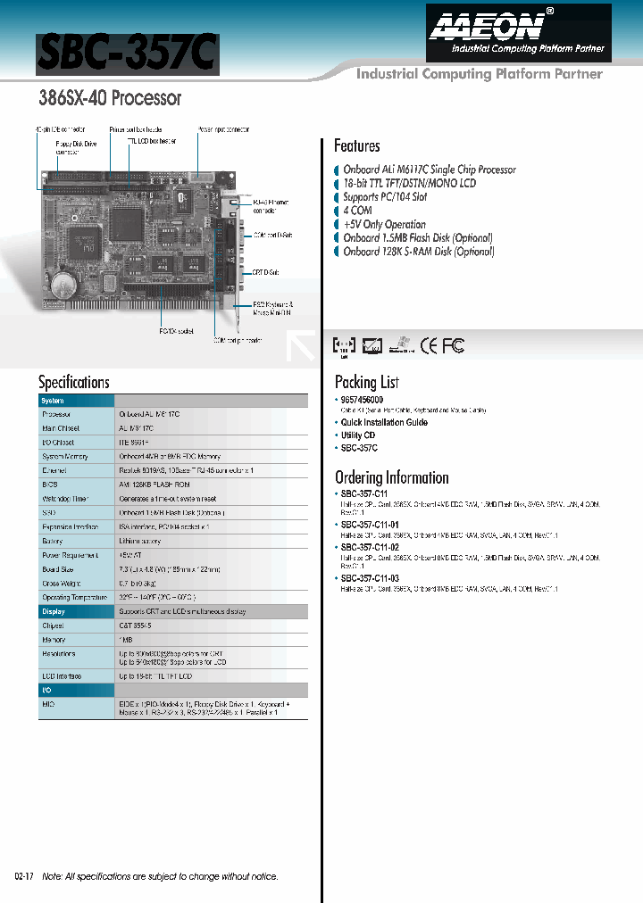 SBC-357-C11_3314503.PDF Datasheet