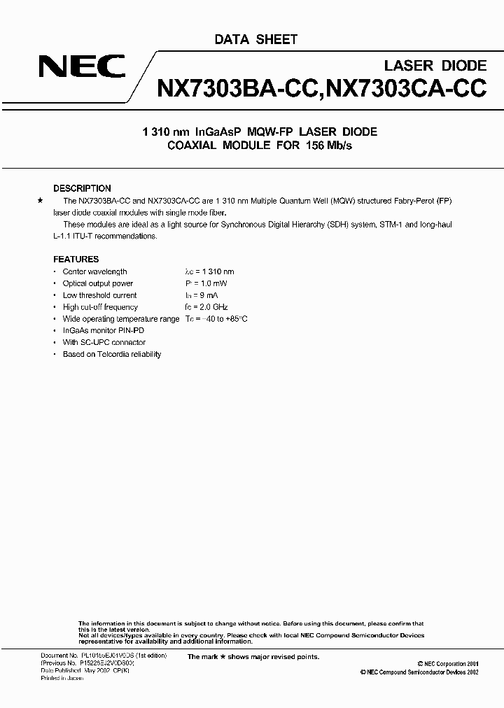 NX7303BA-CC_3311569.PDF Datasheet