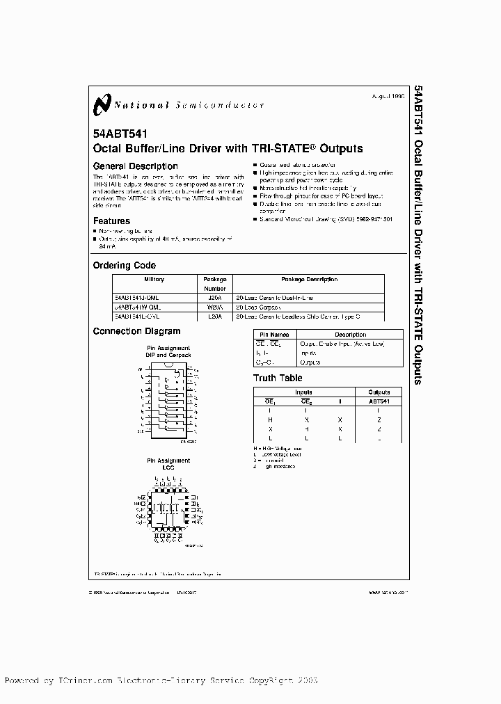 74BCT541PCX_3314441.PDF Datasheet
