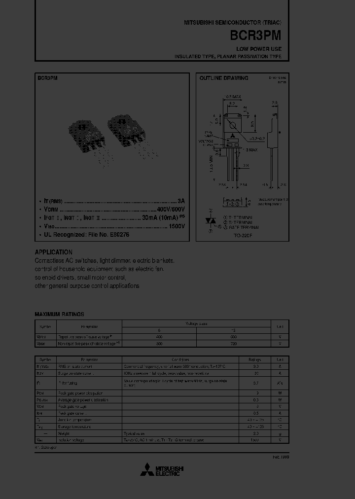 BCR3PM8_3314660.PDF Datasheet
