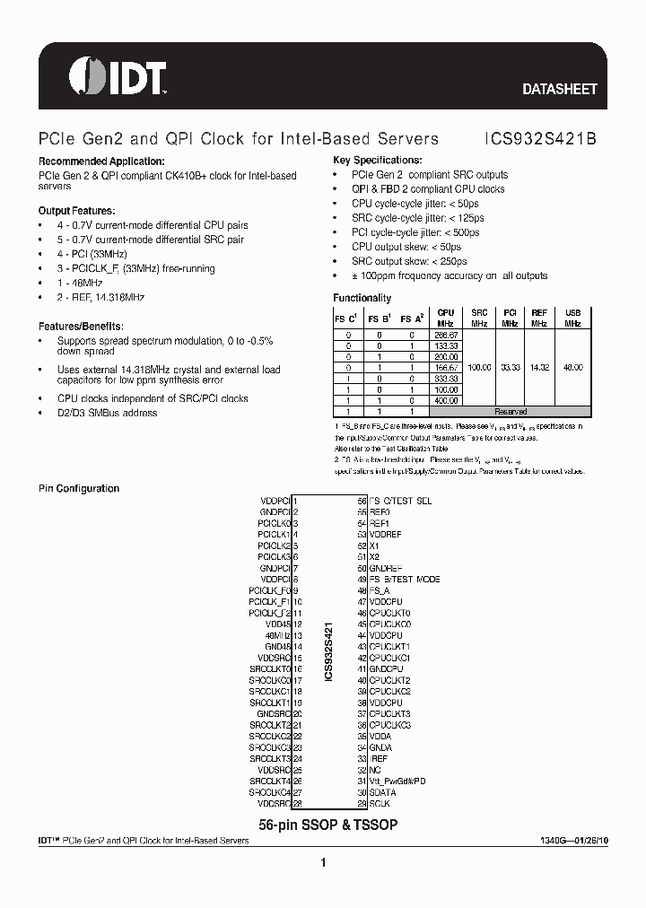 ICS932S421B_3316241.PDF Datasheet
