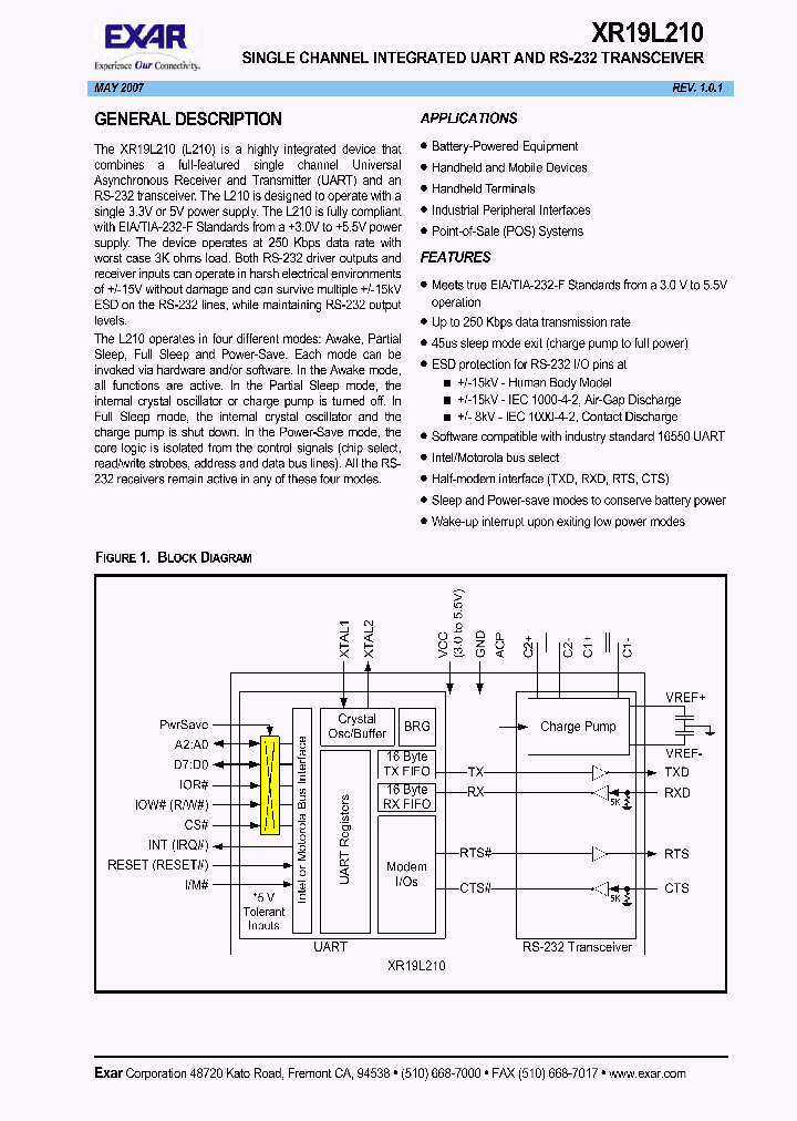 XR19L210IL40_3316414.PDF Datasheet