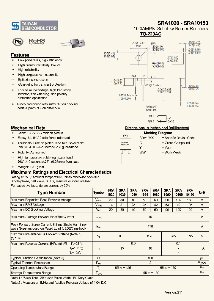 SRA10150_3317880.PDF Datasheet