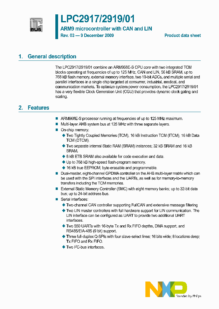 LPC2917FBD144_3316667.PDF Datasheet