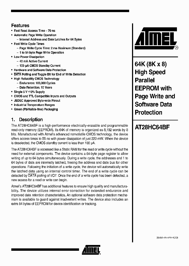 AT28HC64BF-90JU_3319416.PDF Datasheet