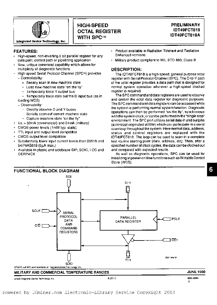 IDT49FCT818BEB_3318788.PDF Datasheet