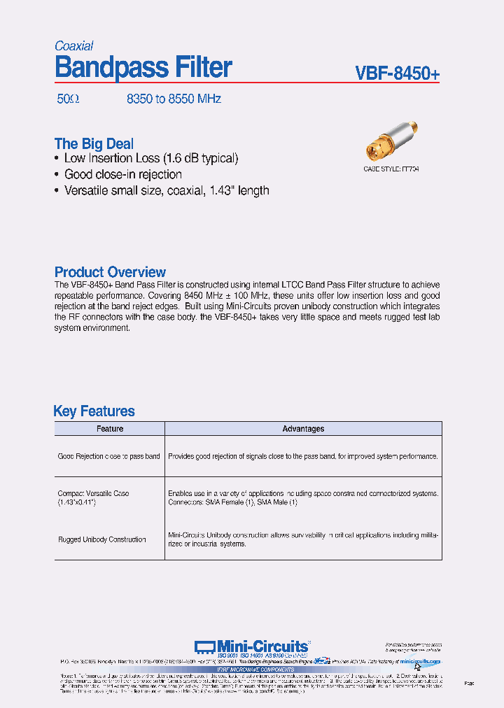 VBF-8450_3319373.PDF Datasheet