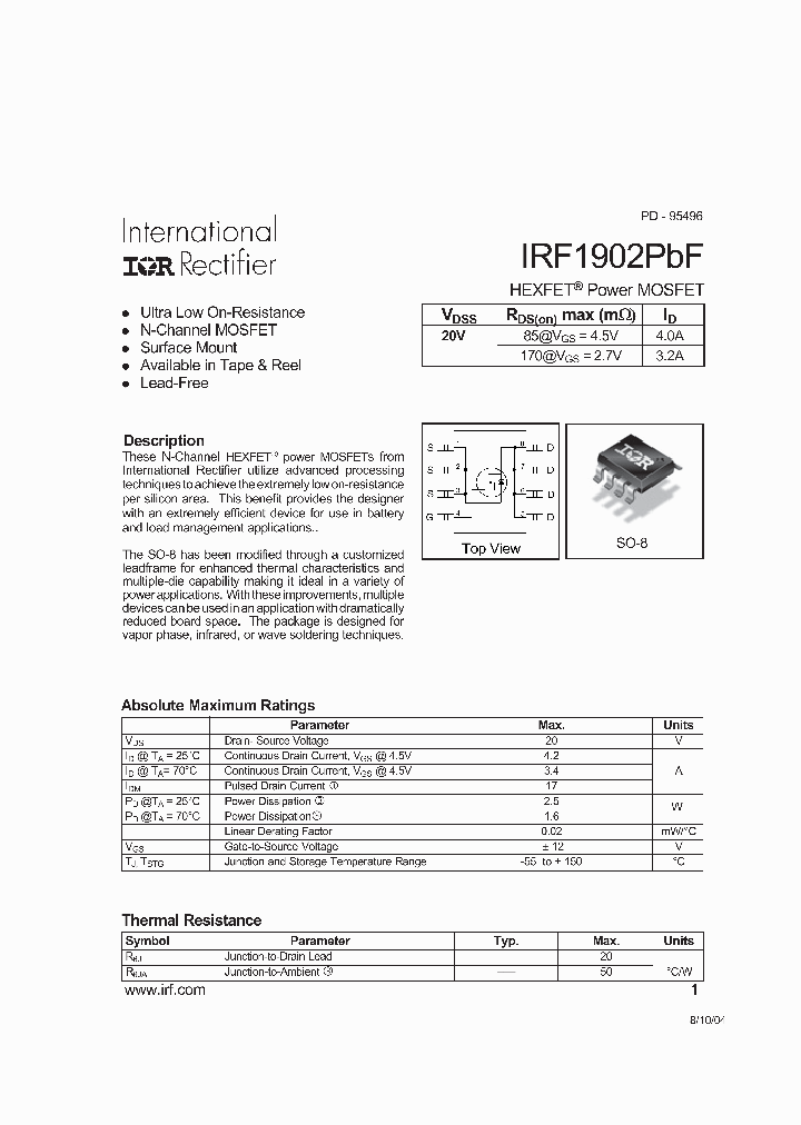 IRF1902PBF_3320403.PDF Datasheet