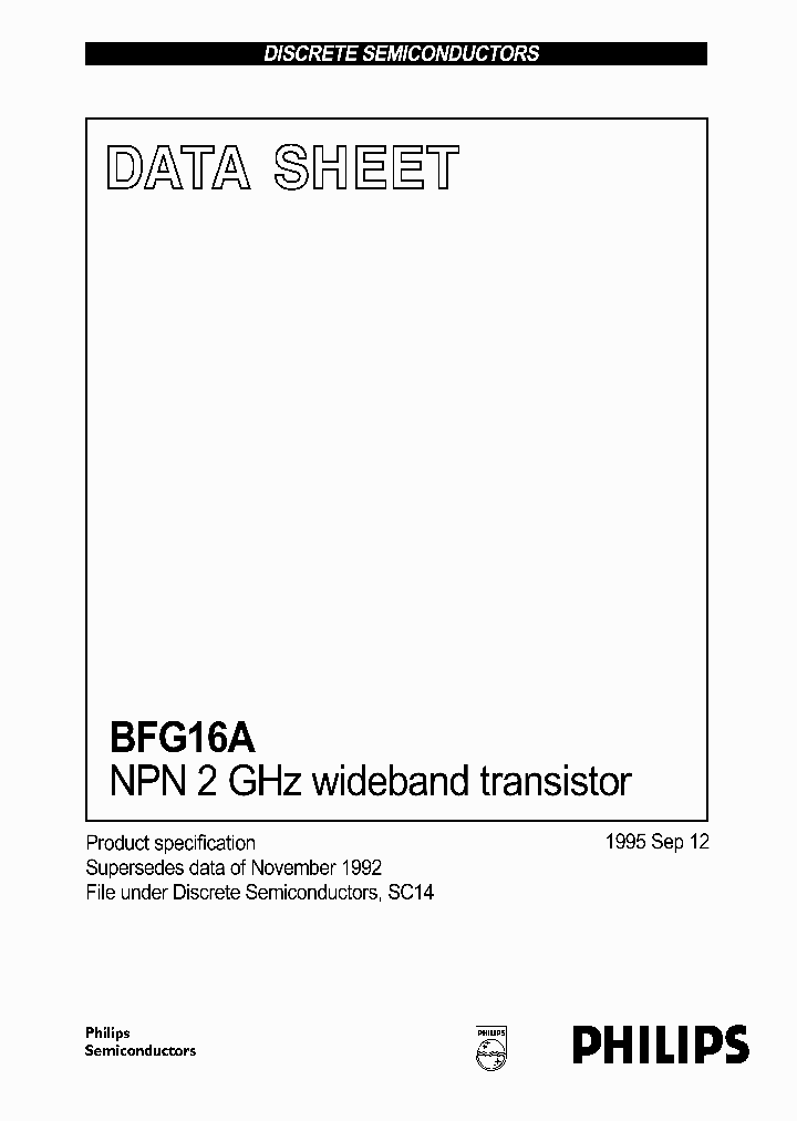 BFG16AT1_3320442.PDF Datasheet
