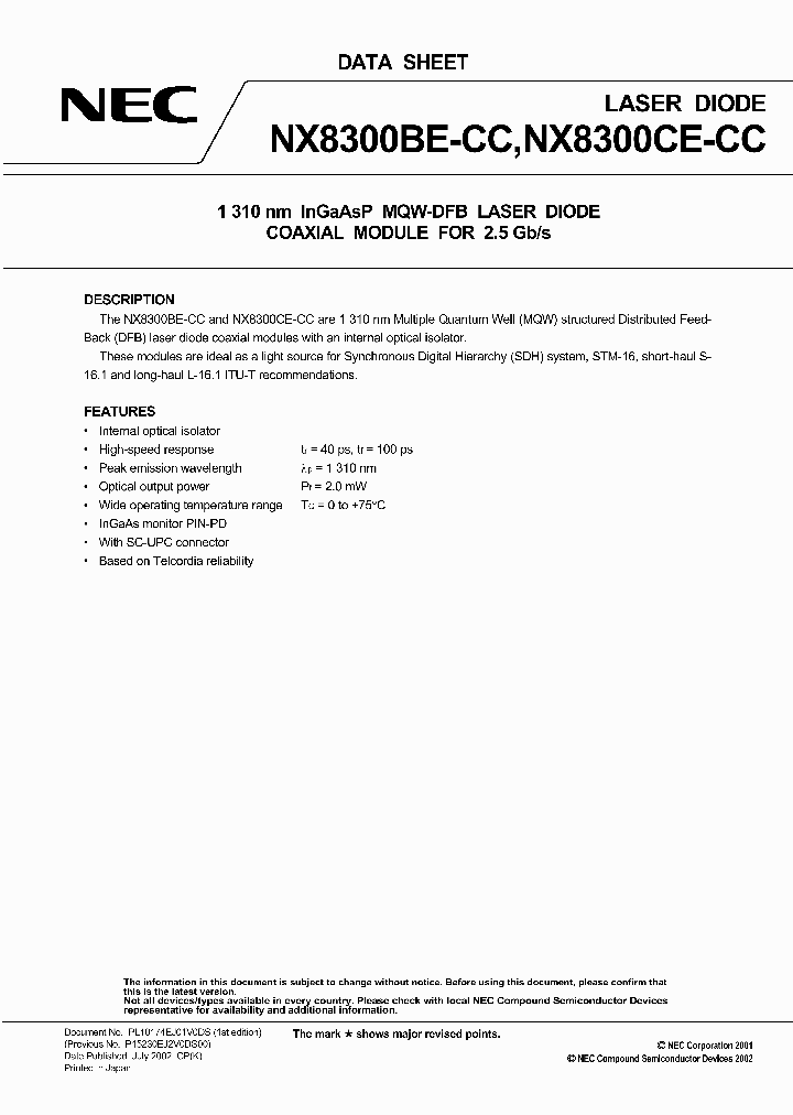 NX8300BE-CC_3318923.PDF Datasheet