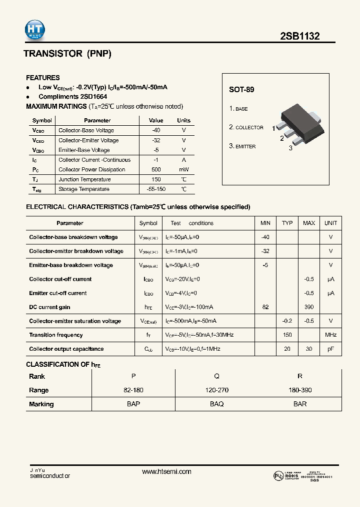 2SB1132_3323345.PDF Datasheet