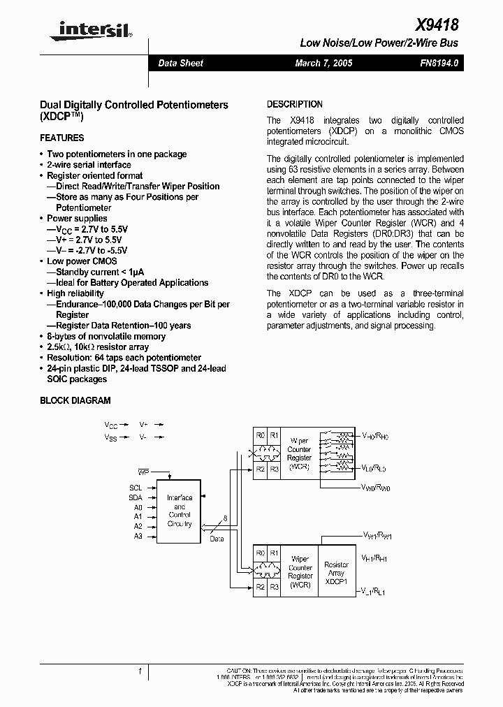 X9418WP24-27_3324956.PDF Datasheet