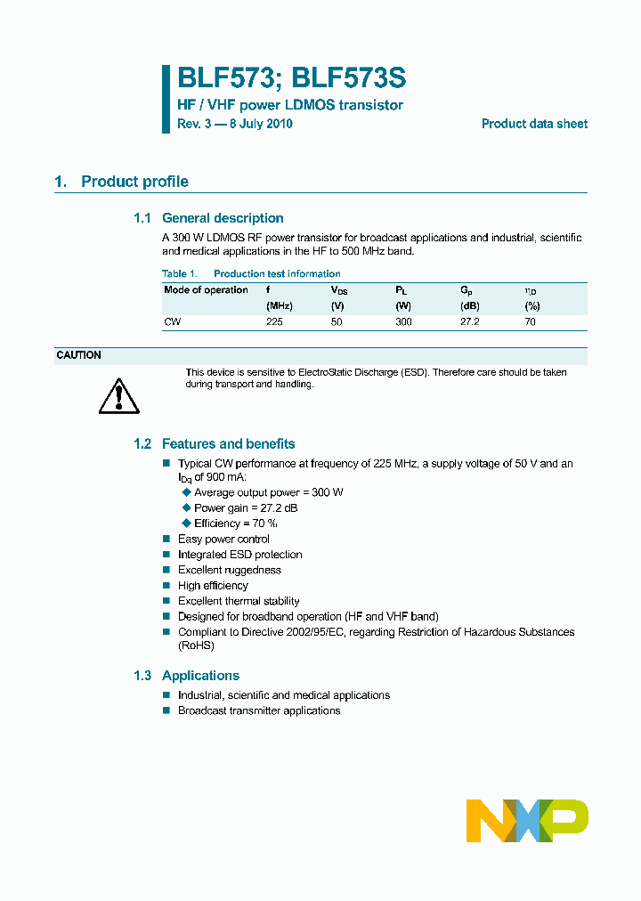 BLF573S_3324186.PDF Datasheet