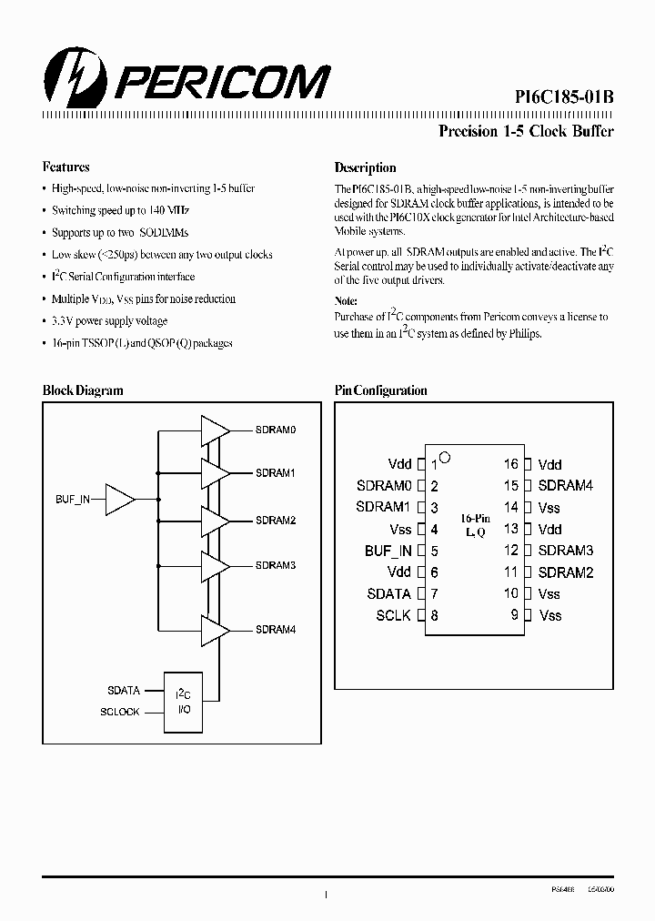 PI6C185-01BL_3323586.PDF Datasheet