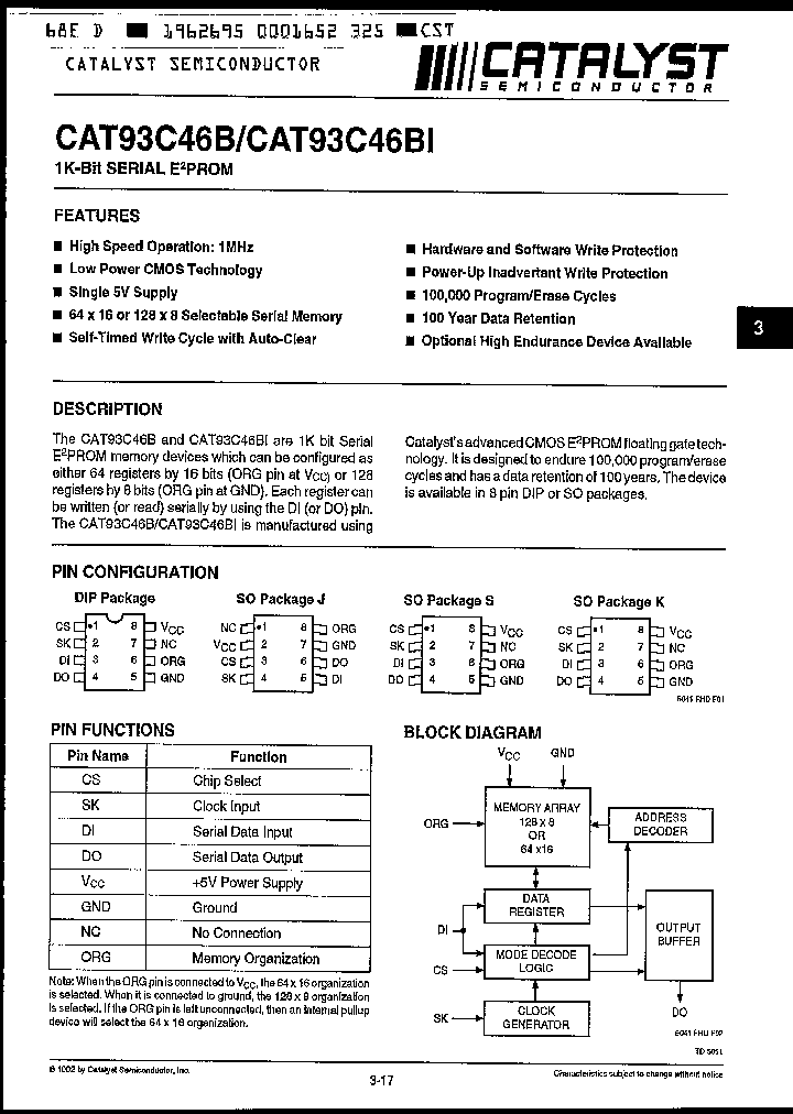 CAT93C46BJ-TE7_3326699.PDF Datasheet