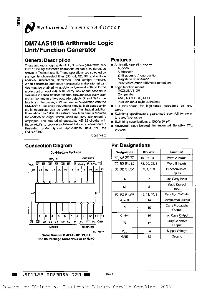 DM74AS181BJA_3326764.PDF Datasheet