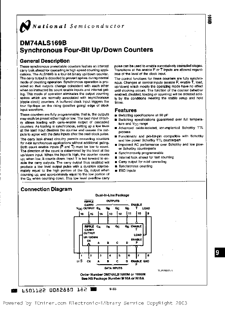 DM74ALS169BJA_3326762.PDF Datasheet