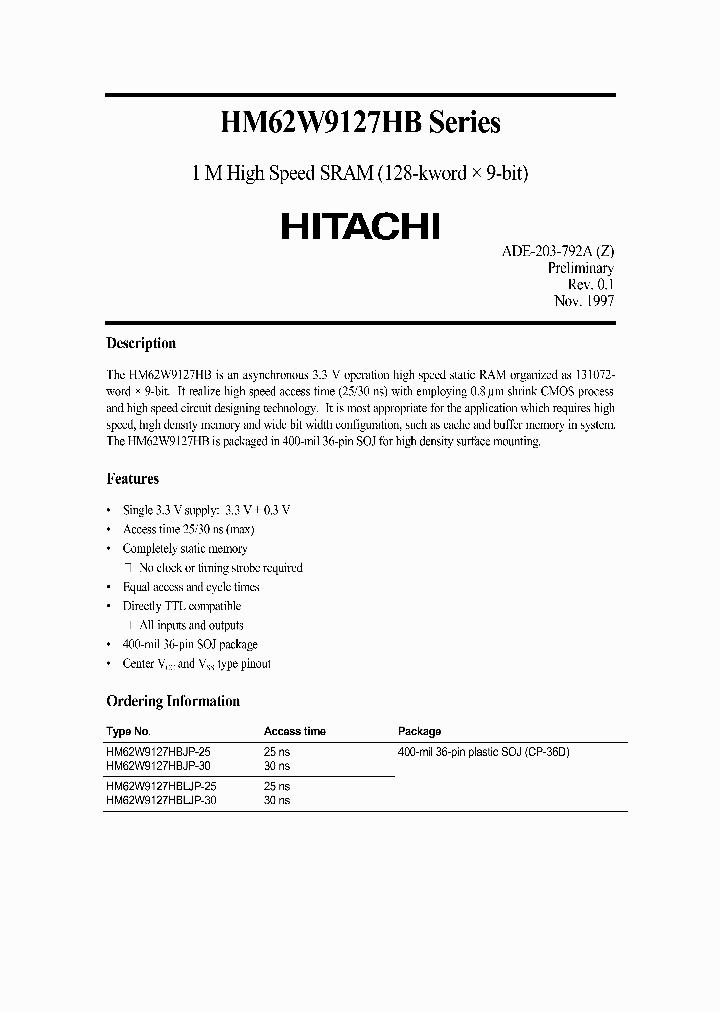 HM62W9127HBJP-25_3326333.PDF Datasheet