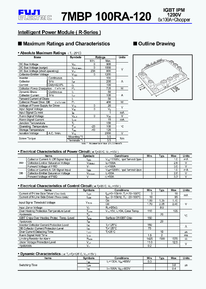 7MBP100RA-120_3327685.PDF Datasheet