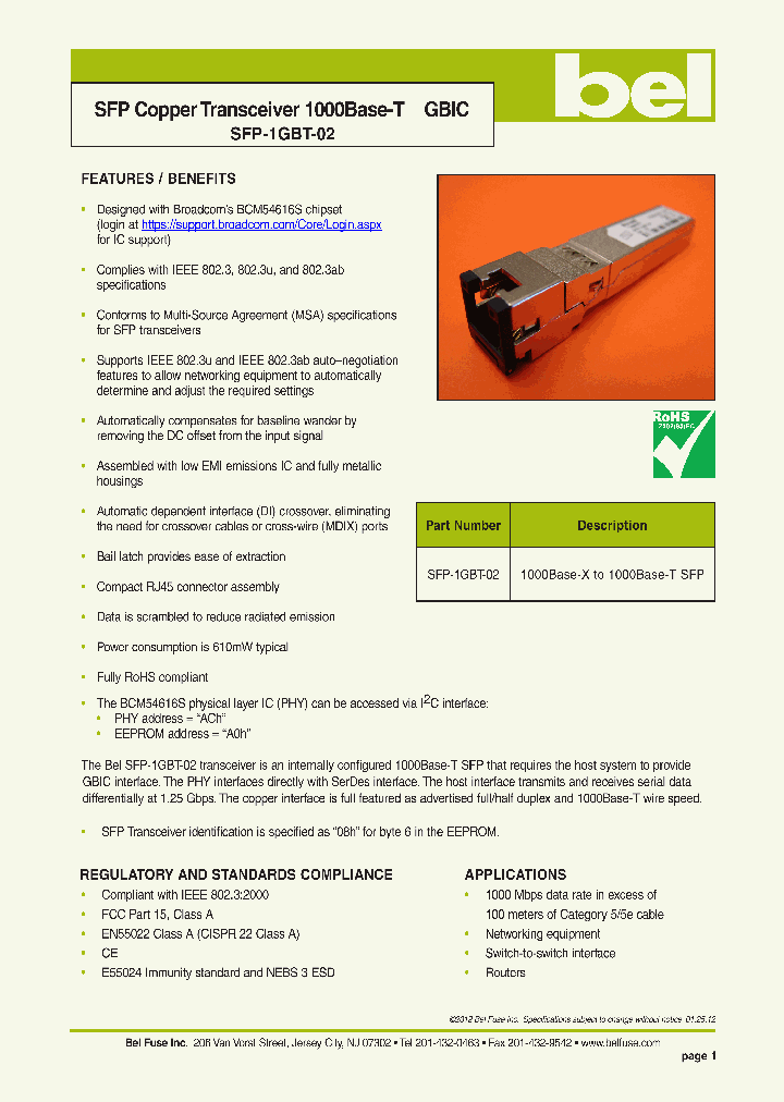 SFP-1GBT-0212_3329470.PDF Datasheet