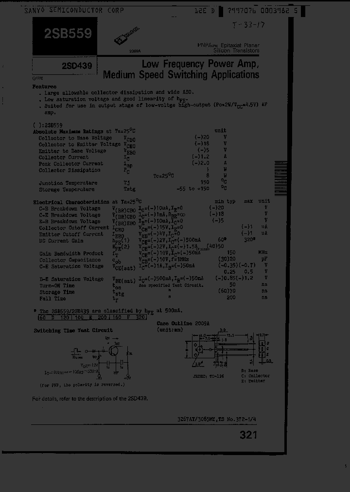 2SB559F_3328550.PDF Datasheet
