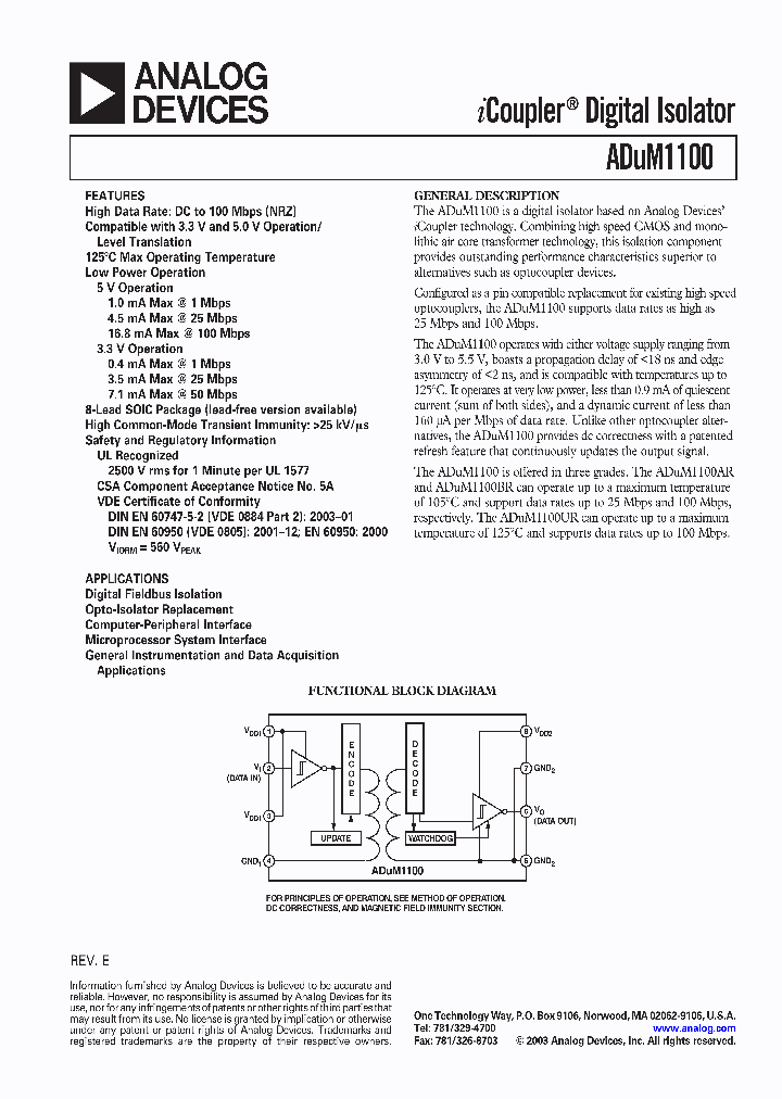 ADUM1100BR-RL7_3329086.PDF Datasheet