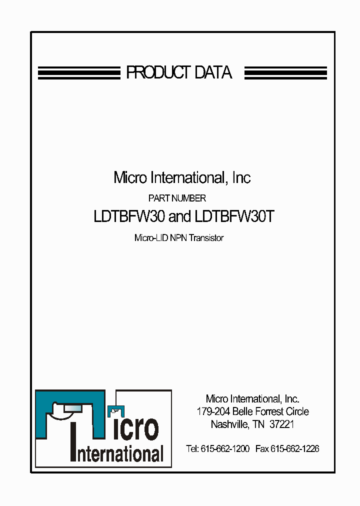 LDTBFW30_3328559.PDF Datasheet